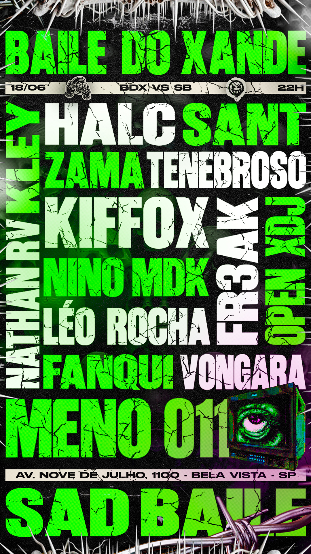 Lineup Sad Baile