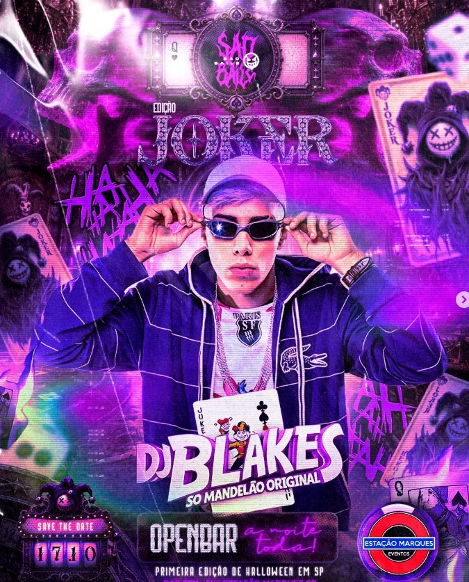 DJ BLAKES — line-up da Sad Baile
