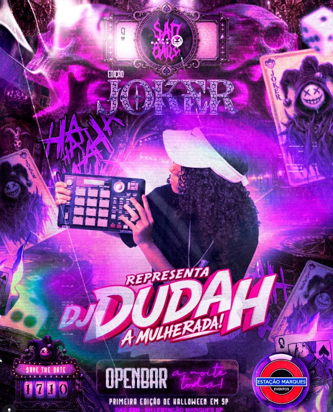 DJ DUDAH — line-up da Sad Baile