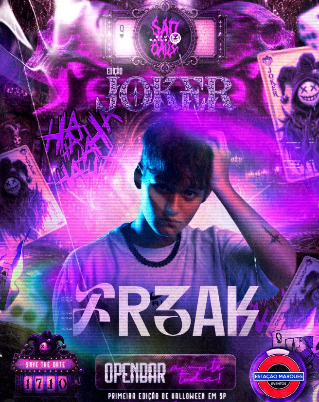 FR3AK — line-up da Sad Baile