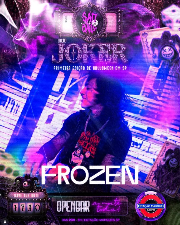 FROZEN — line-up da Sad Baile