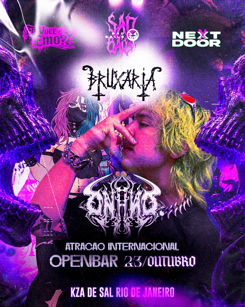 Arte do ONI INC. na Sad Baile