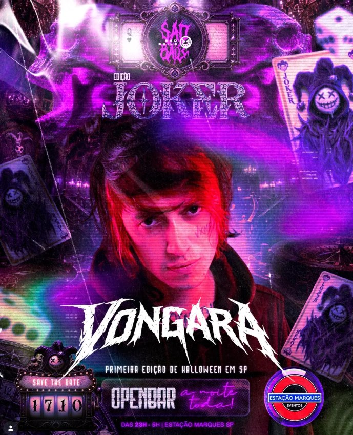 VONGARA — line-up da Sad Baile