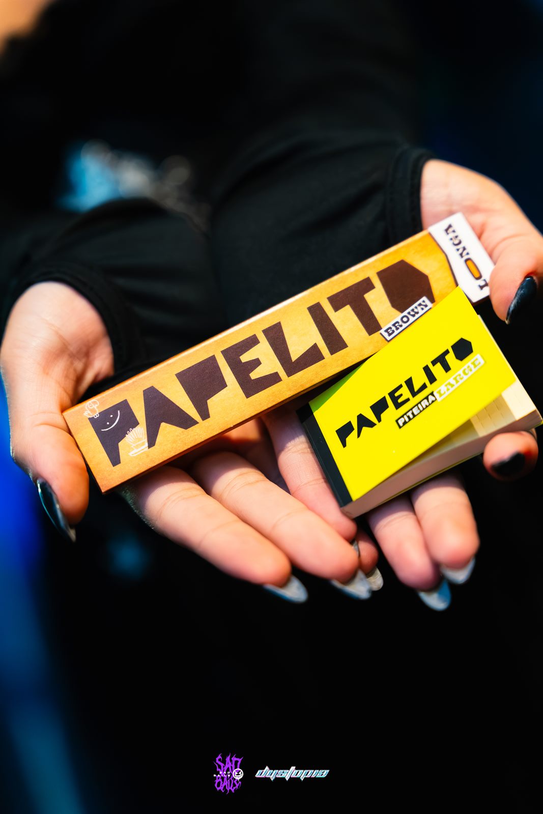Sampling da Papelito entregue em mãos direto na pista